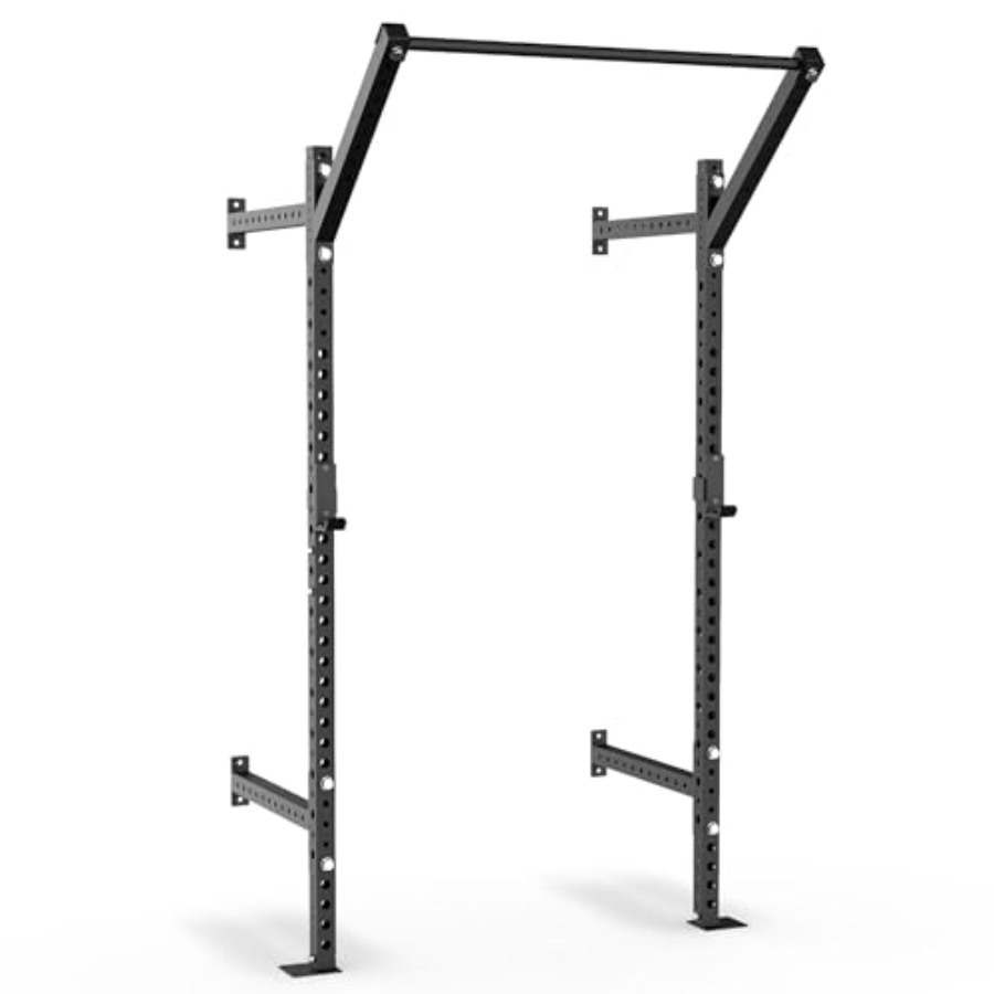 Home Gym Pull Up Bar - Suporte de Agachamento Montado na Parede
