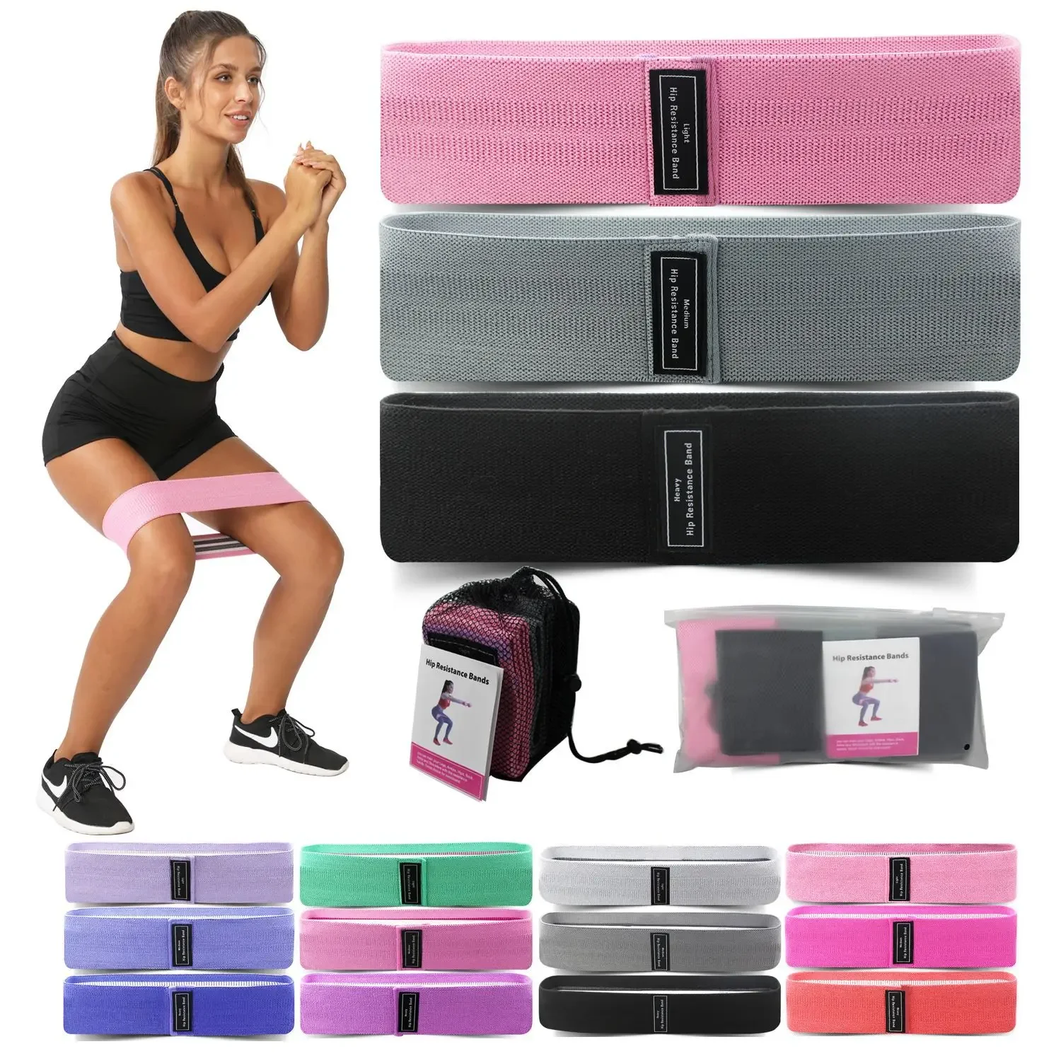 Leg Home Gym Workout - 1/2/3 pçs faixas elásticas faixas de