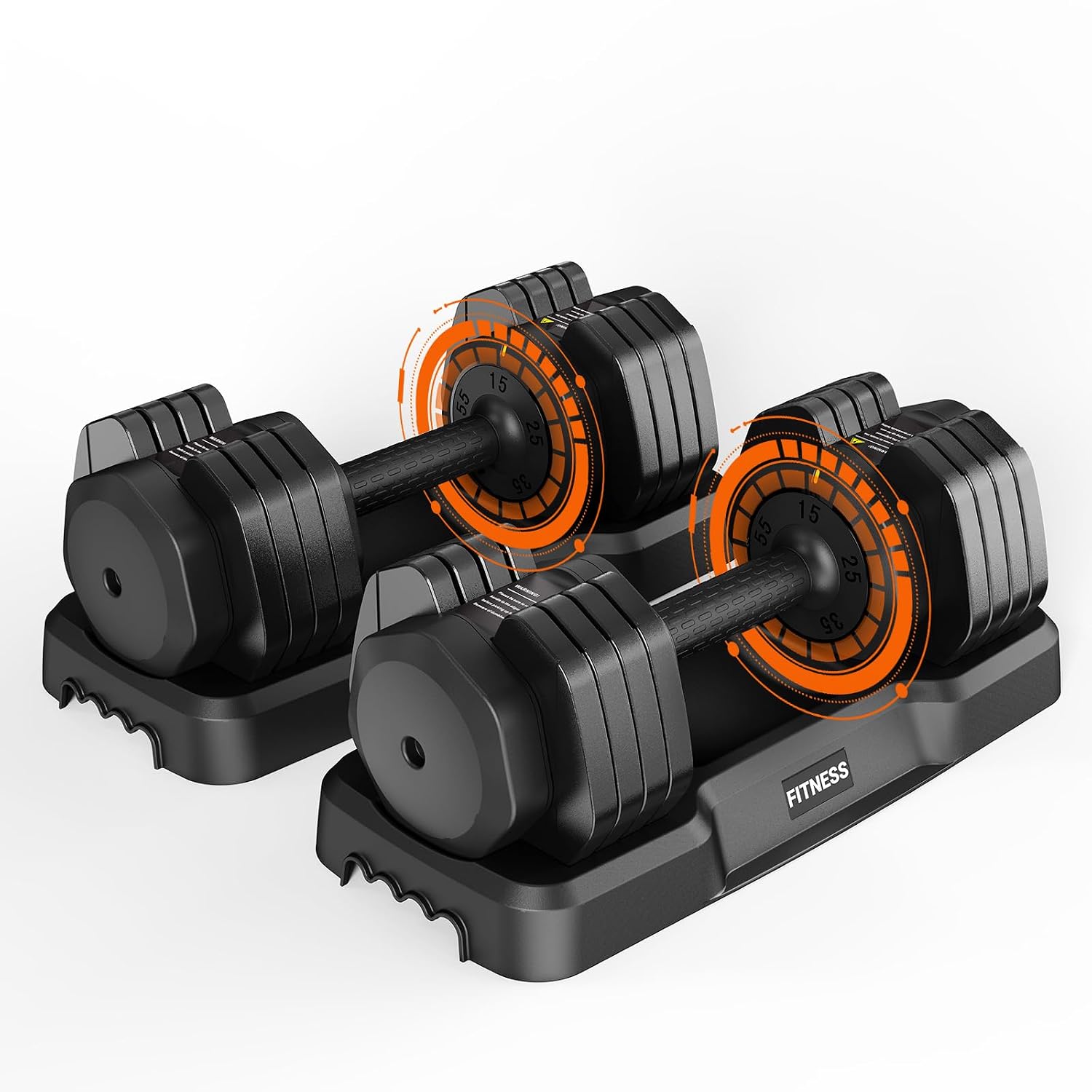 Home Gym Custom - Conjunto de Halteres Ajustáveis, Par de