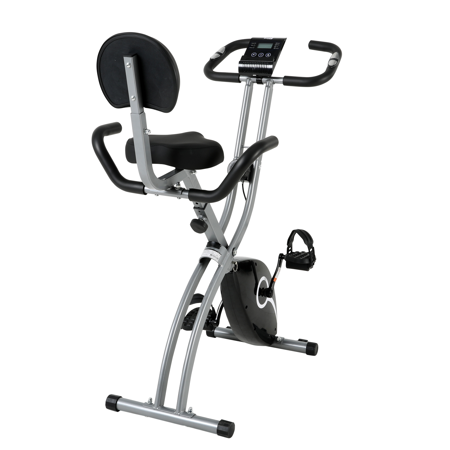 Home Gym Foldable - Bicicleta giratória dobrável de aço para