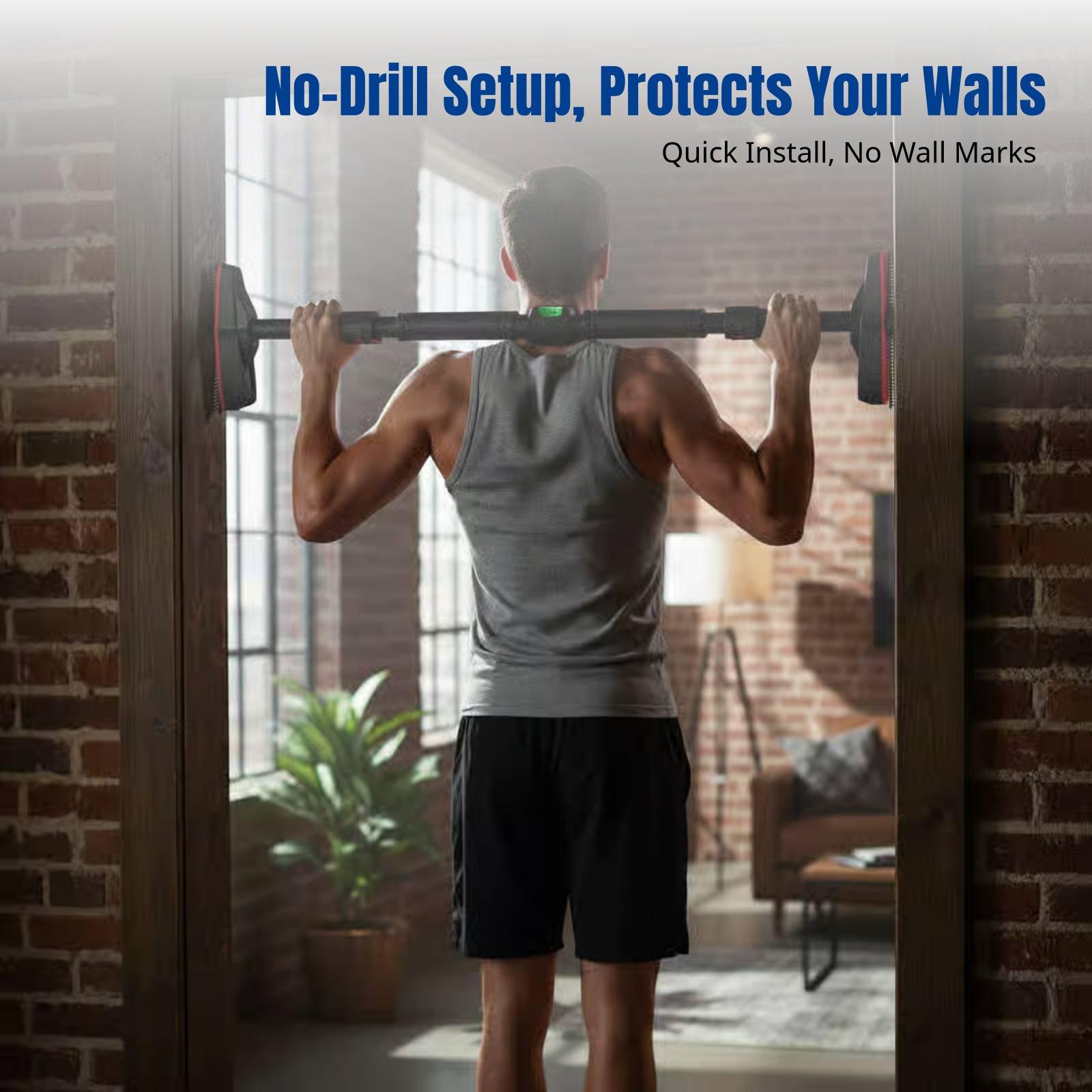 Home Gym Pull Up Bar - Barra de Exercícios para Porta em