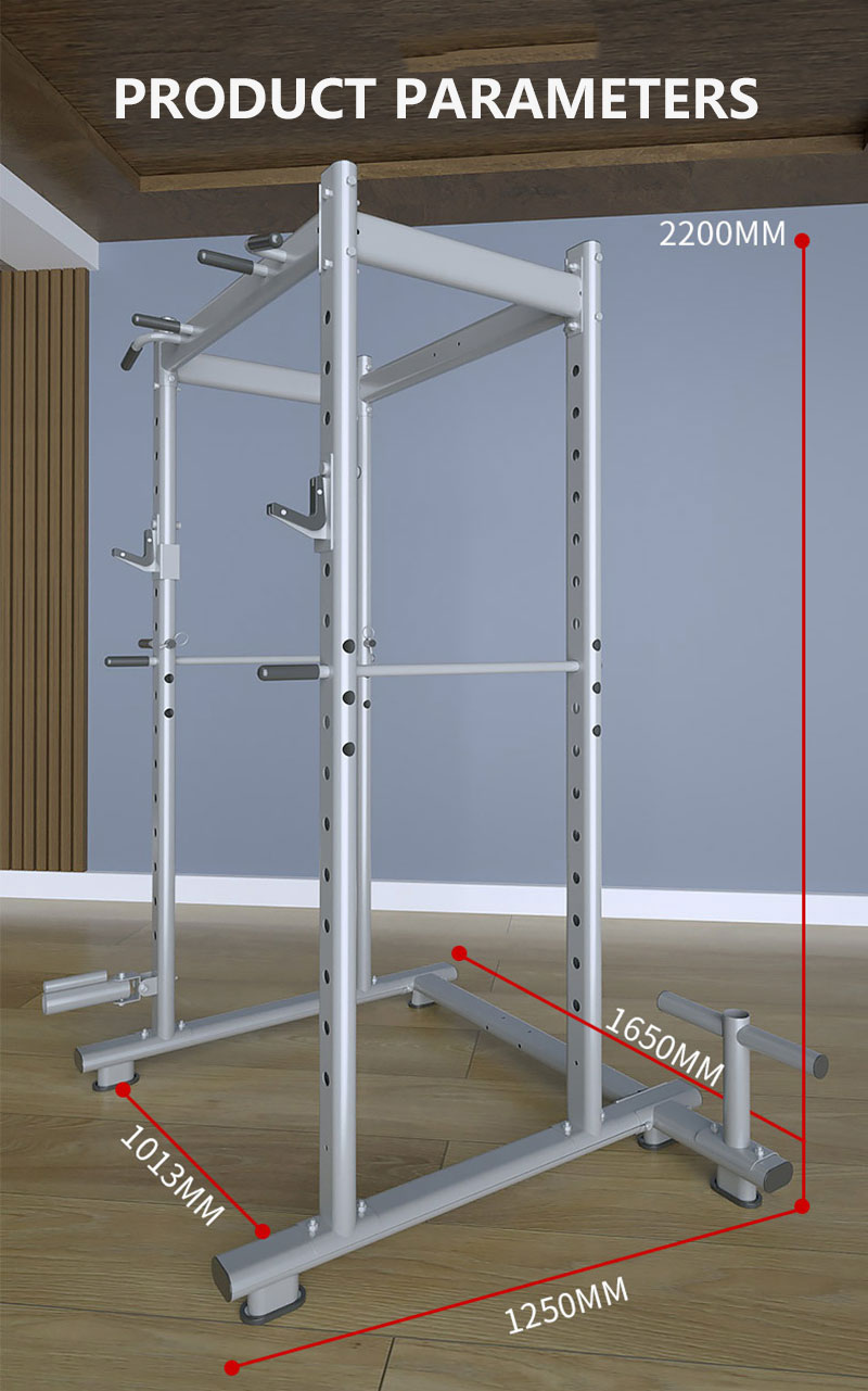 Suporte de agachamento de meio - Home Gym Half Rack avaliação e preço