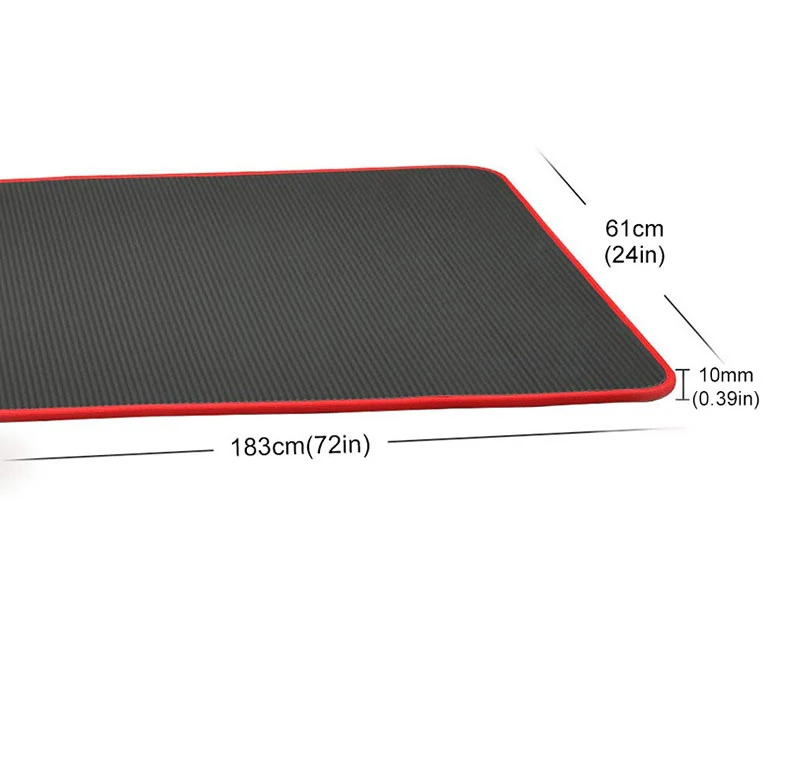 10mm esteira de yoga extra gro - Gymnastics Mat Thick avaliação e preço