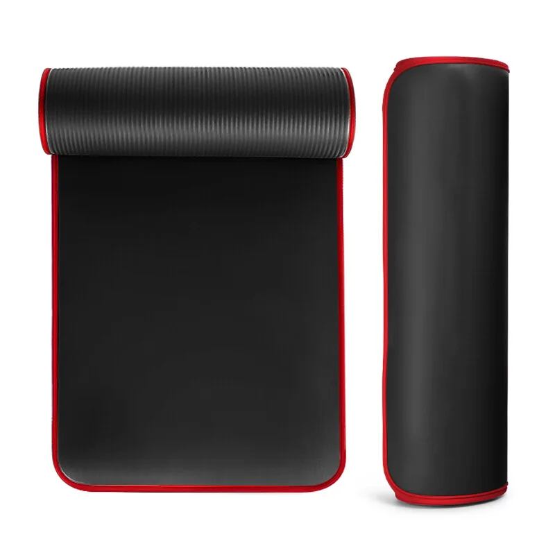 10mm esteira de yoga extra gro - Gymnastics Mat Thick avaliação e preço