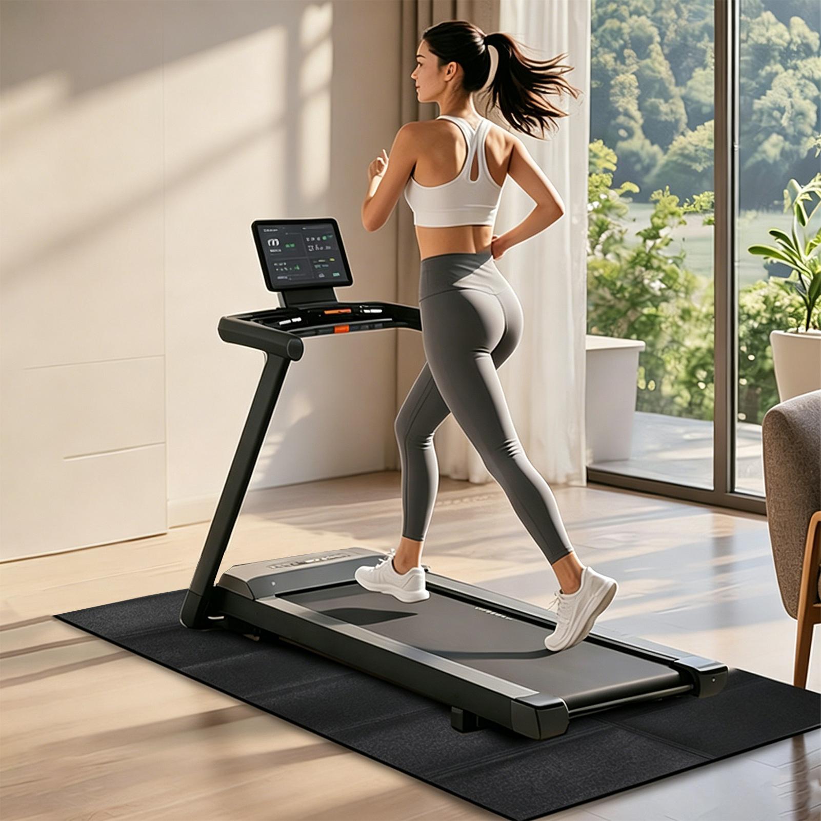 Tapete para esteira, absorvent - Home Gym Workout Equipment avaliação e preço