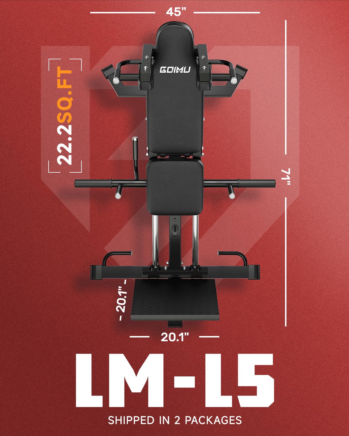 Máquina de Leg Press e Hack Sq - Home Gym Custom avaliação e preço