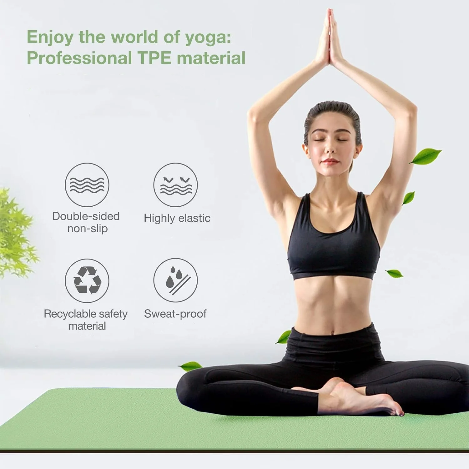 O tapete de ioga TPE é ecologi - Gymnastics Mat Thick avaliação e preço