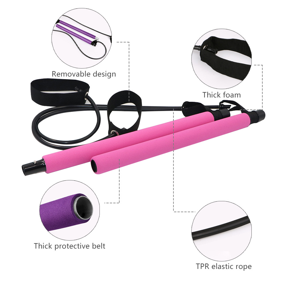 Yoga pilates bar stick, crossf - Leg Home Gym Workout avaliação e preço