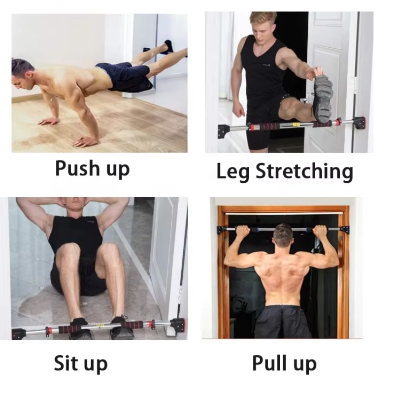 Barra Horizontal Ajustável de  - Home Gym Pull Up Bar avaliação e preço