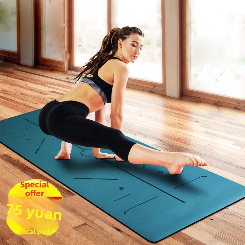 Tapete de Yoga de Borracha PU  - Gymnastics Mat Thick avaliação e preço