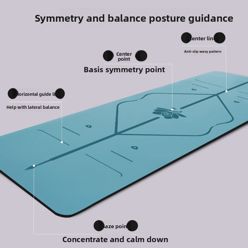 Tapete de Yoga de Borracha PU  - Gymnastics Mat Thick avaliação e preço