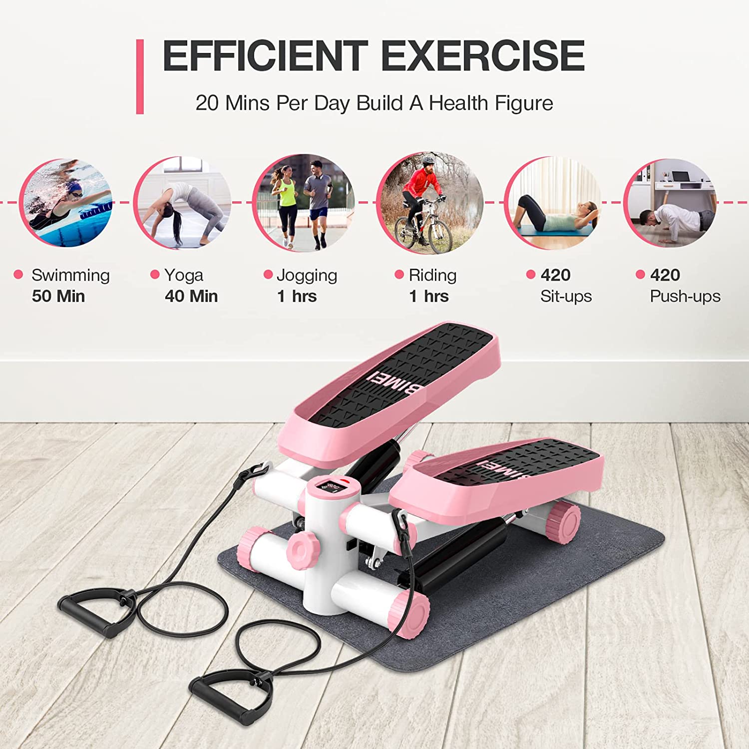 Mini Stepper Portátil para Exe - Leg Home Gym Workout avaliação e preço