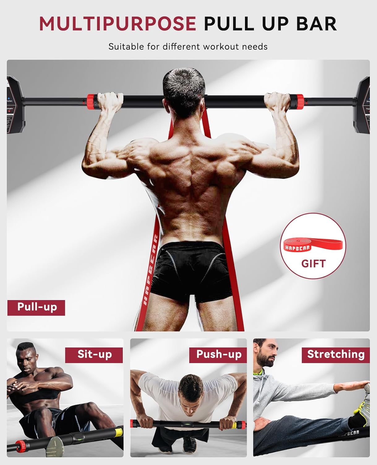 Barra Horizontal Ajustável par - Home Gym Pull Up Bar avaliação e preço