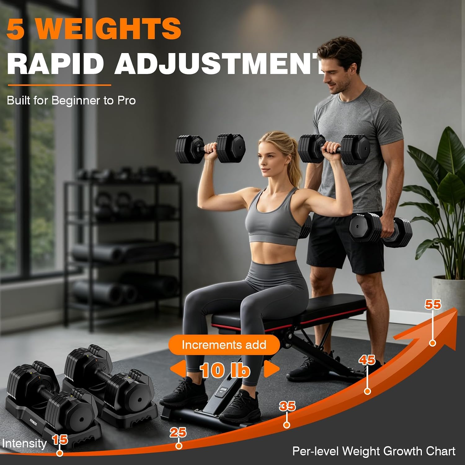 Conjunto de Halteres Ajustávei - Home Gym Custom avaliação e preço