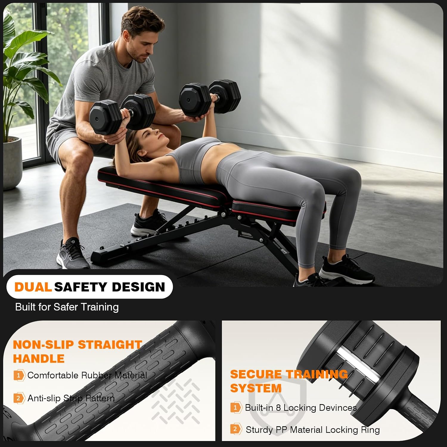 Conjunto de Halteres Ajustávei - Home Gym Custom avaliação e preço