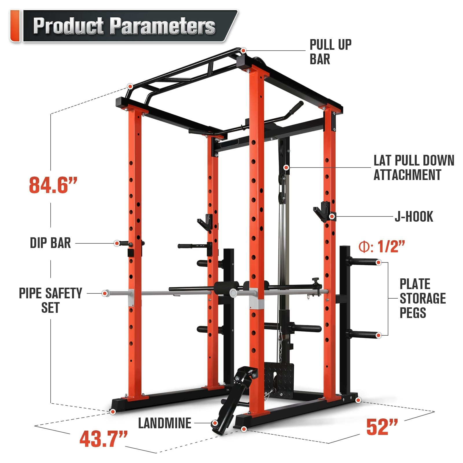 Gaiola de Força Multifuncional - Home Gym Multifunctional avaliação e preço