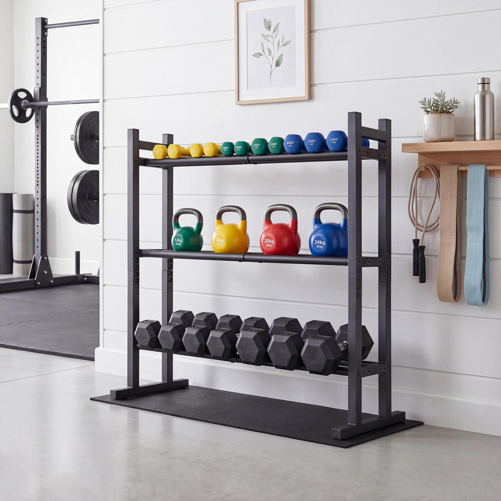 Suporte para Halteres de 3 Nív - Home Gym In Garage avaliação e preço