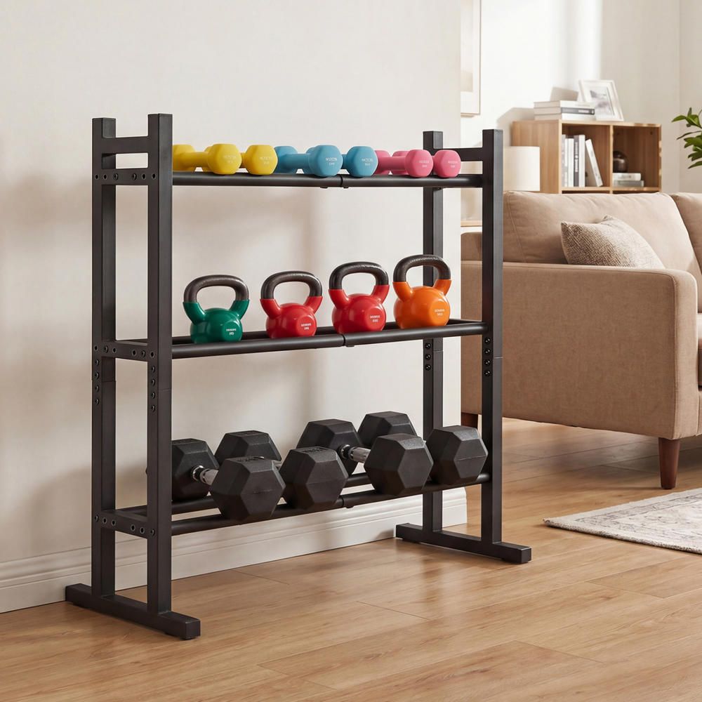 Suporte para Halteres de 3 Nív - Home Gym In Garage avaliação e preço