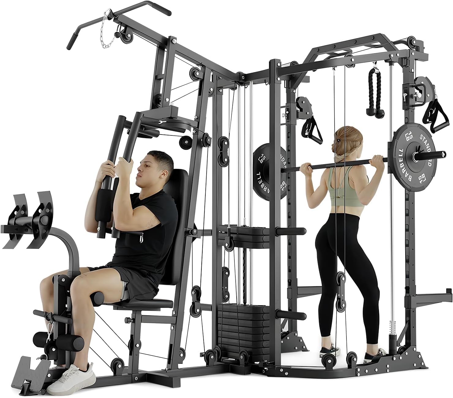 Máquina SmithΔ de Estação Dupl - Home Gym Custom avaliação e preço