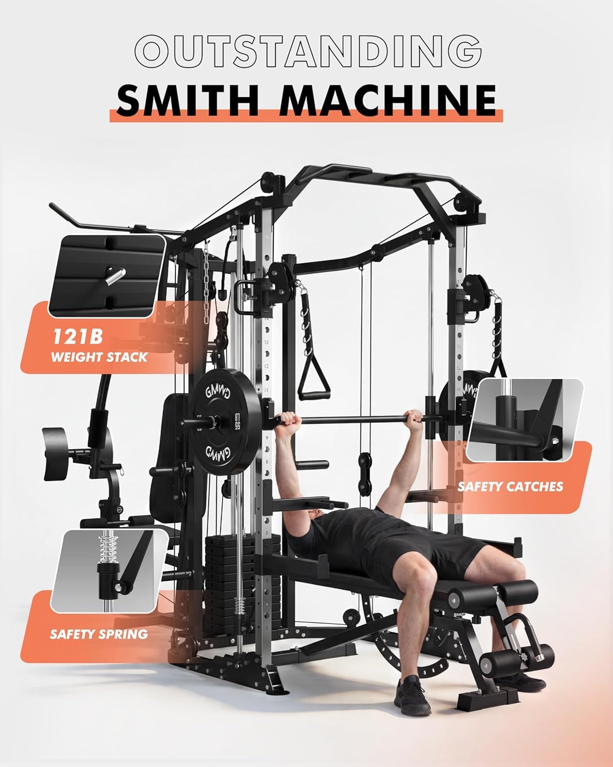 Máquina SmithΔ de Estação Dupl - Home Gym Custom avaliação e preço