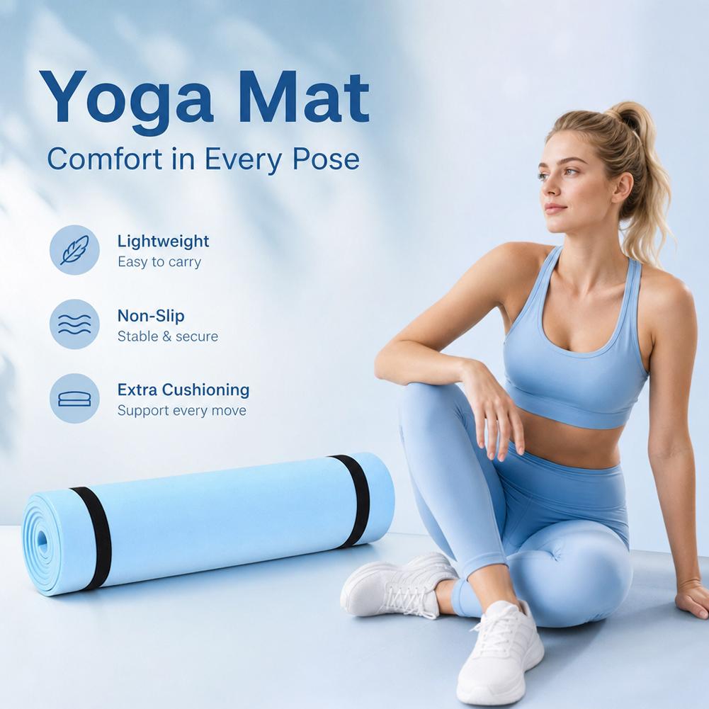 Tapete de ioga grosso antiderr - Gymnastics Mat Thick avaliação e preço