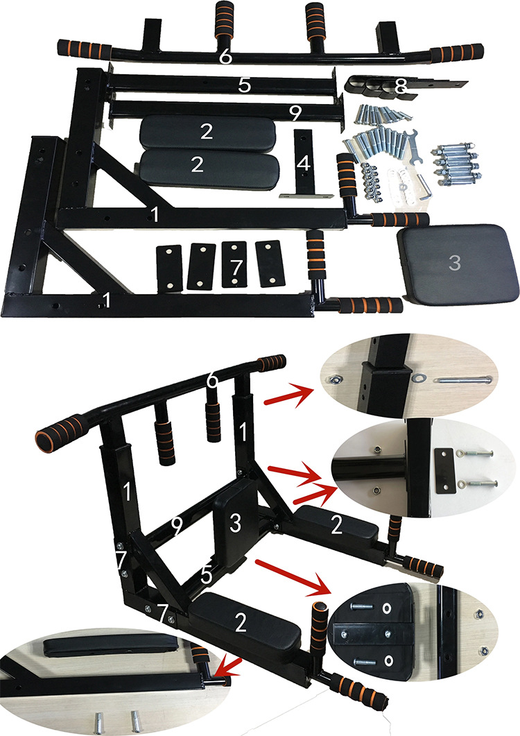 Barra de Exercícios Montada na - Home Gym Pull Up Bar avaliação e preço